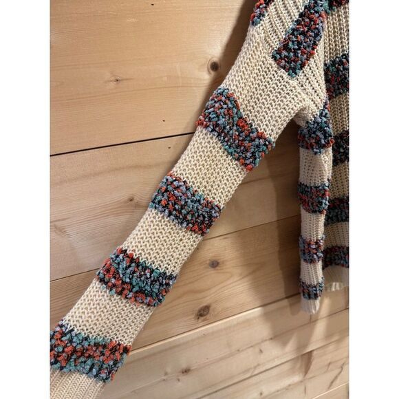 Addie Knit Sweater Medium Confetti Stripe - Picture 6 of 7